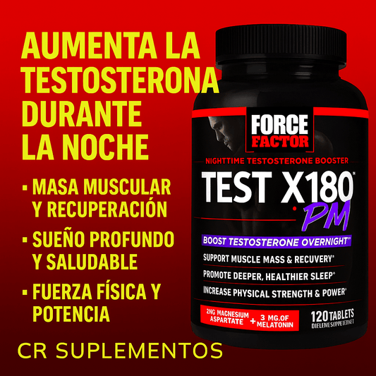 Test X180 PM – Suplemento Nocturno de Apoyo Masculino (120 tabletas) - CR Suplementos Costa Rica
