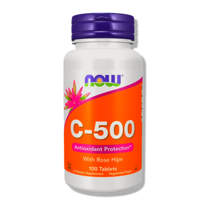NOW Foods Vitamina C-500 mg / 100 tabletas Costa Rica